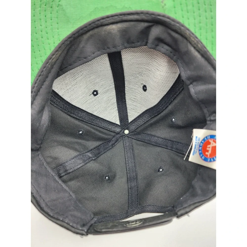 VINTAGE ATT HAT US MARINE CORPS BLACK‎ ONE SIZE